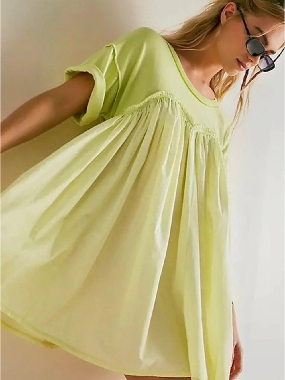 Free People Catalina Mini Babydoll Dress NWT Large